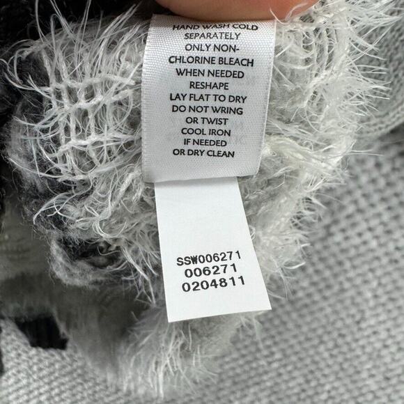 J Jill Sweater Womens L Gray Wool Mohair Crew Neck Long Sleeves Pull Over Jumper - Picture 14 of 14